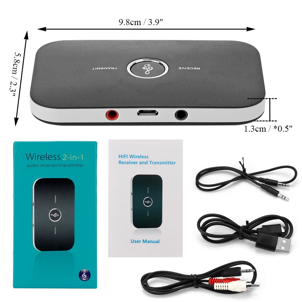 2 in 1 Bluetooth 4.1 Audio Transmitter & Receiver - Nexus Elite