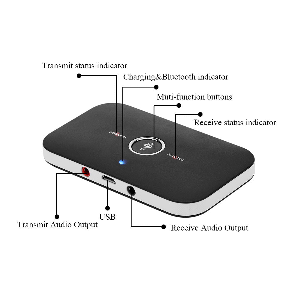 2 in 1 Bluetooth 4.1 Audio Transmitter & Receiver - Nexus Elite