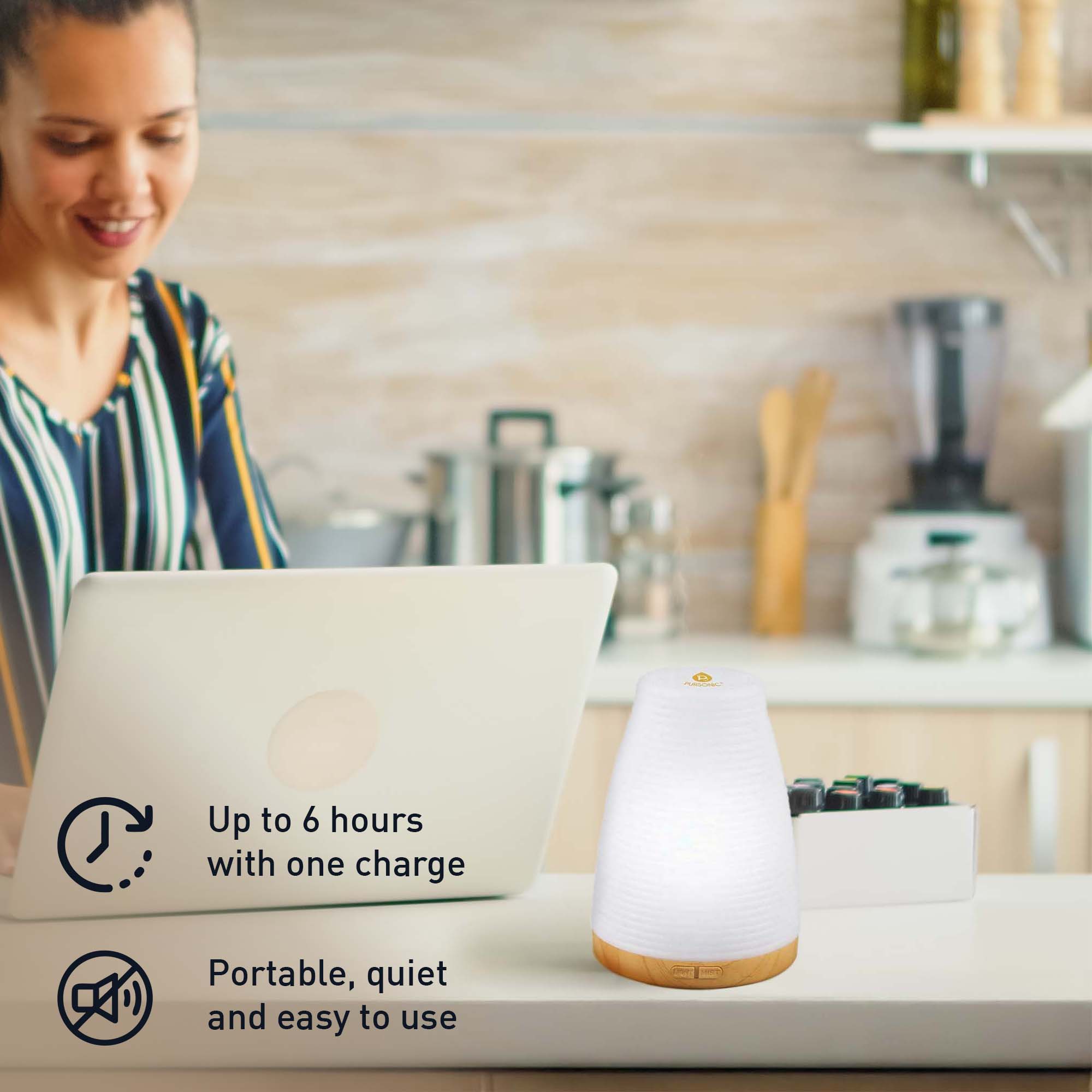 2 - in - 1 USB Essential oil Aroma Diffuser - My Store