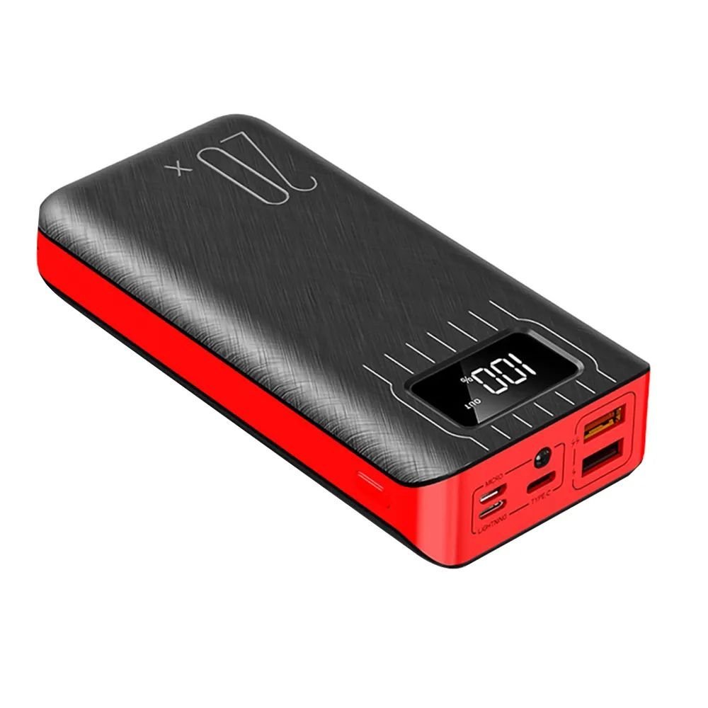 20000mAh External Battery Power Bank Dual USB With LED Flashlight - My Store