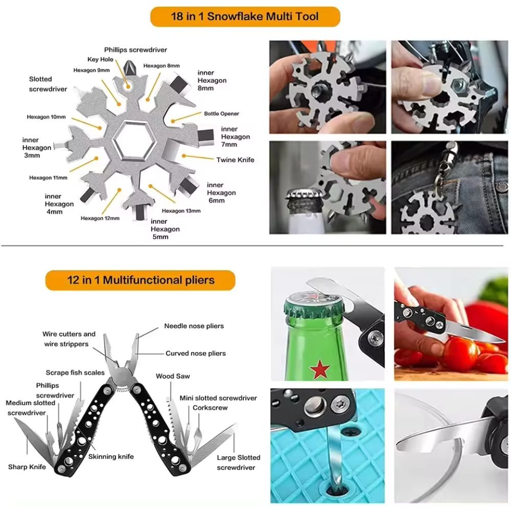 31 Pieces in 1 Bag Survival Gear and Equipment - My Store