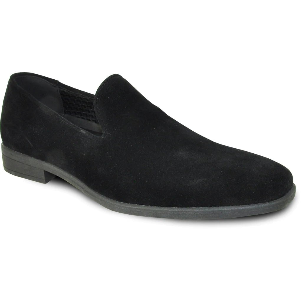 "Chelsea" Black Suede Tuxedo Shoes - Nexus Elite